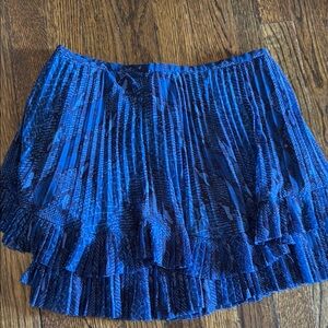 Banana Republic Blue Pleated Women's Skirt